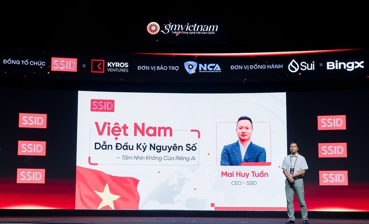 Ông Mai Huy Tuần - CEO SSI Digital chia sẻ thông tin tại GM Việt Nam 2025