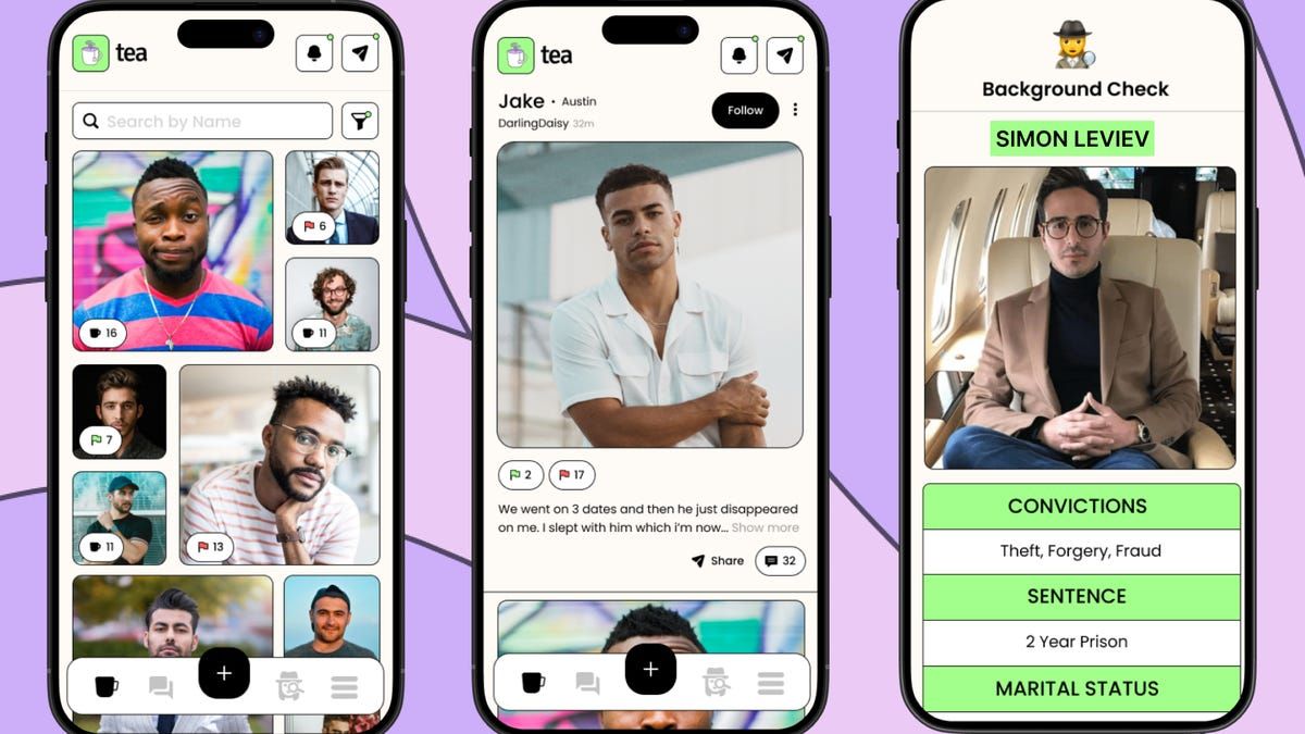 Nhiều phụ nữ sử dụng Tea để kiểm tra lý lịch của những người đàn ông như một cách tự bảo vệ mình