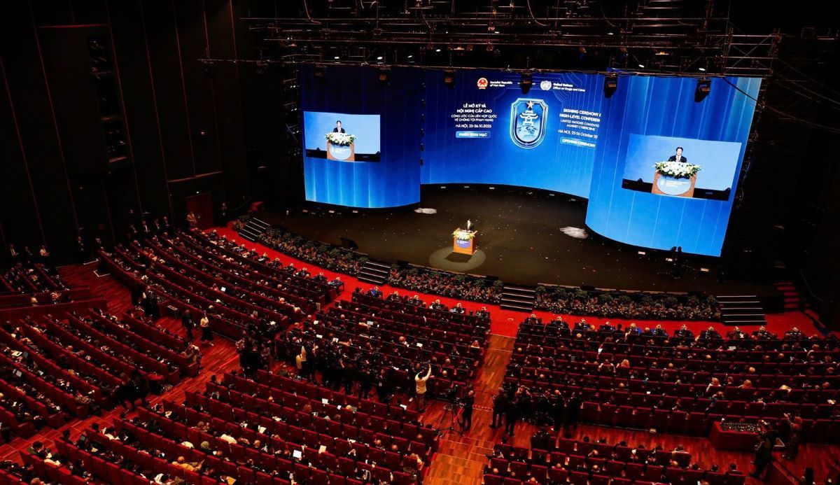 Toàn cảnh lễ mở ký công ước Hà Nội