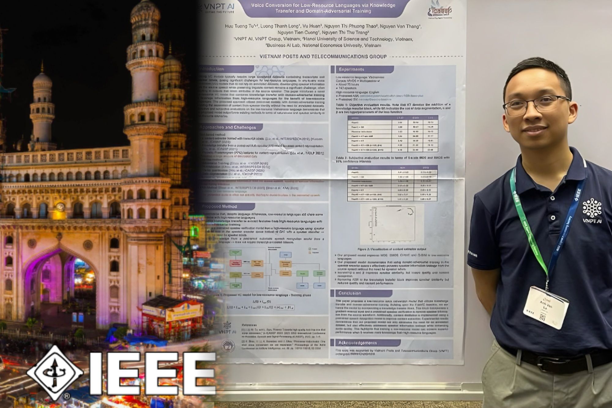 Đội ngũ kỹ sư AI của VNPT công bố nghiên cứu AI xử lý giọng nói tại ICASSP 2025.