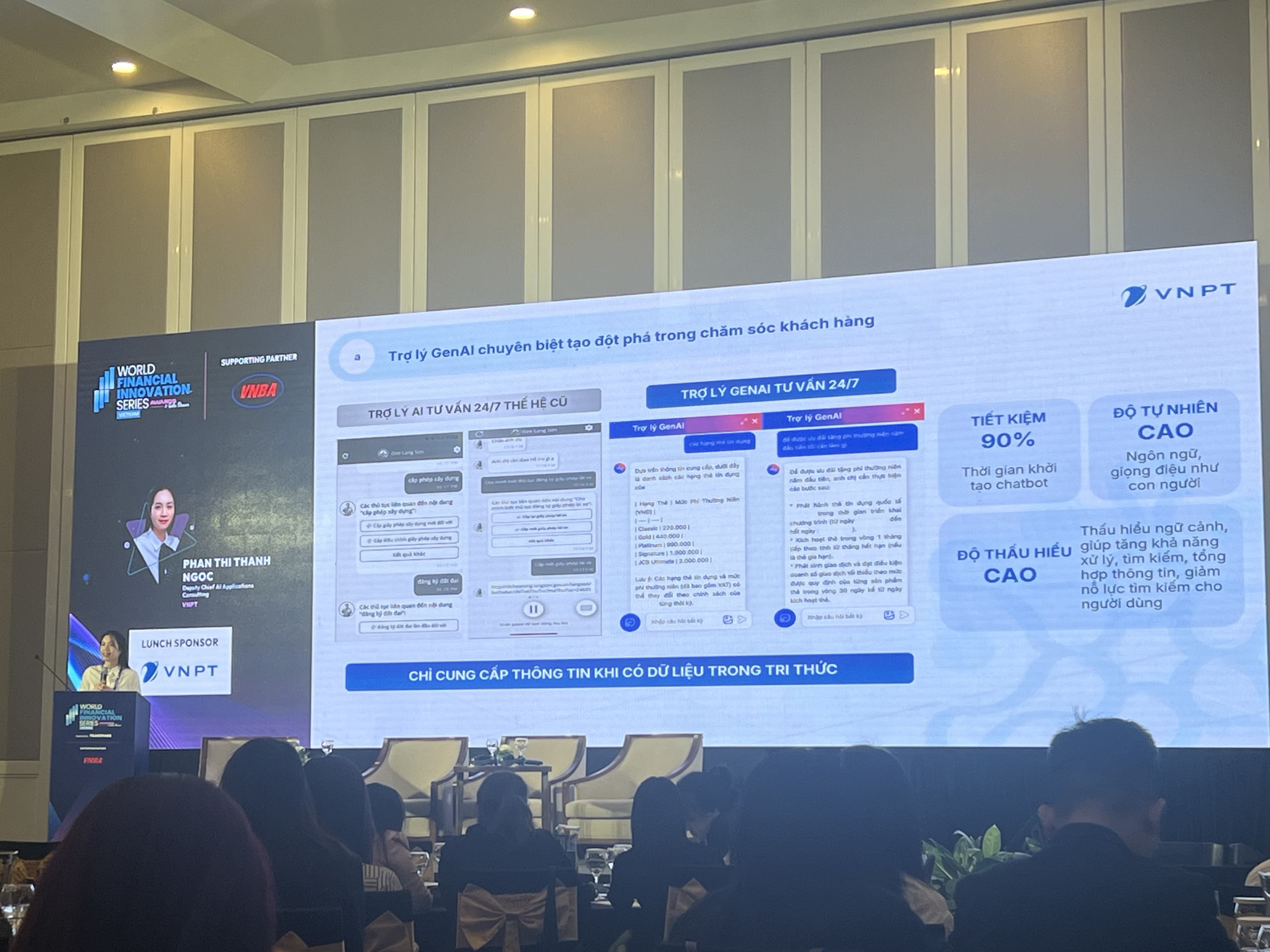 Tích hợp VNPT GenAI vào hệ thống chatbot giúp tăng mức độ hài lòng của khách hàng lên 90%