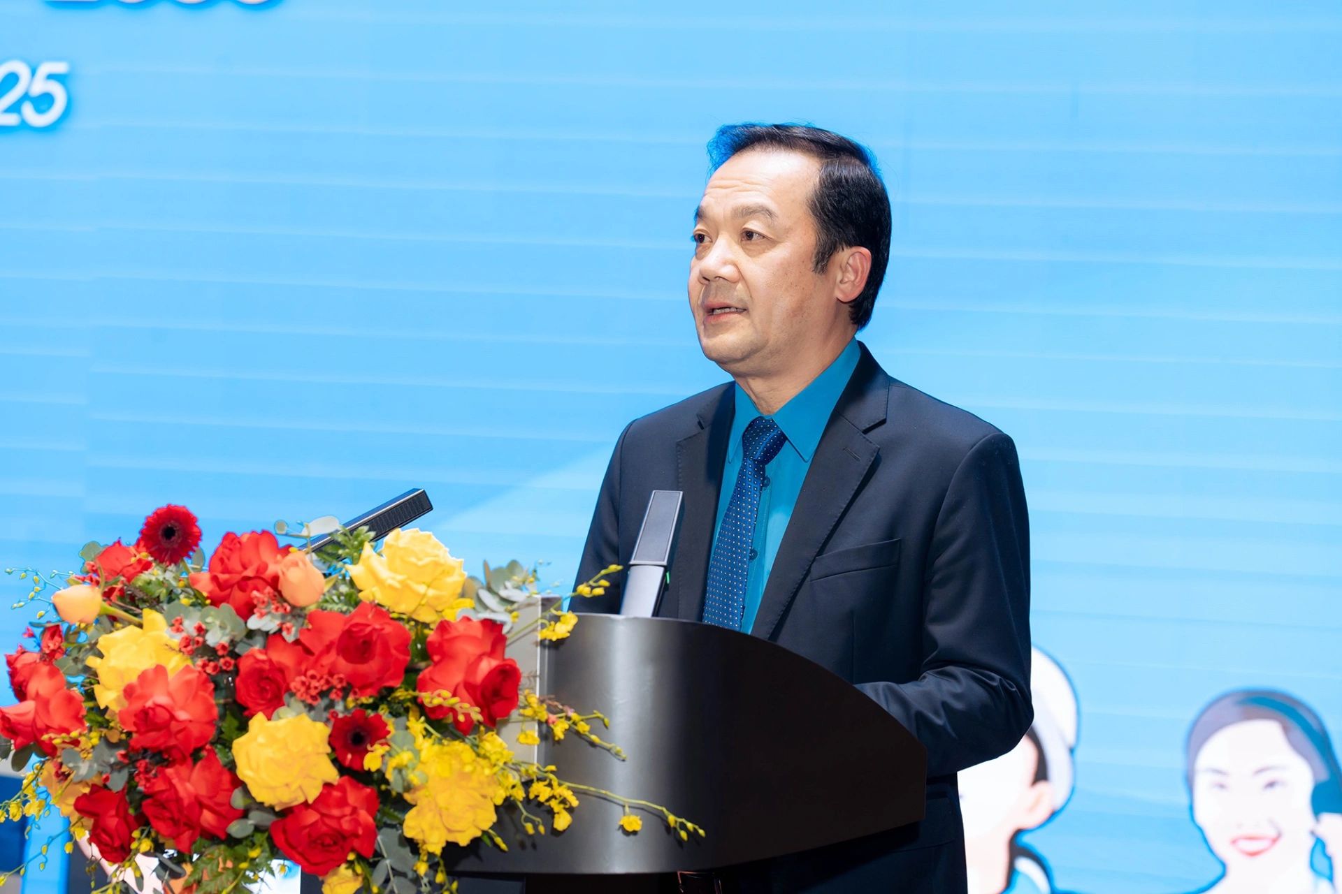 Đồng chí Phạm Đức Long - Ủy viên BCH Tổng Liên đoàn Lao động Việt Nam, Thứ trưởng Bộ Khoa học và Công nghệ, Chủ tịch Công đoàn Khoa học và Công nghệ Việt Nam phát biểu chỉ đạo tại Đại hội Công đoàn VNPT lần thứ III, nhiệm kỳ 2025 - 2030 diễn ra ngày 28/11/2025 tại Hà Nội