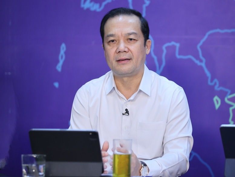 Thứ trưởng Bộ KH&CN Phạm Đức Long chia sẻ tại tọa đàm - Ảnh: VGP