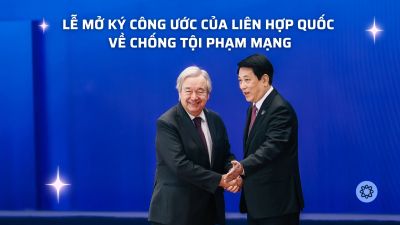 Toàn cảnh Lễ mở ký Công ước của Liên hợp quốc về chống tội phạm mạng