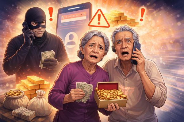 Suýt mất cả vàng lẫn tiền vì chiêu “chứng minh tài sản sạch”